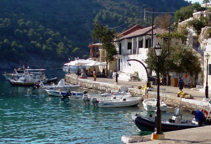 Premier Kefalonia Bus and Boat tour with Fiskardo and Myrtos Beach