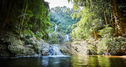 Full Day Krabi Tour with Batik Workshop, Krabi Market & Huay Tho Waterfall