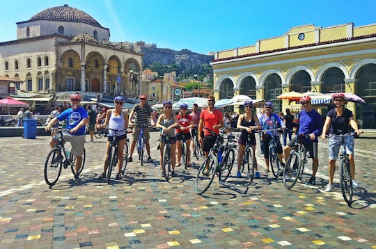 Tour in bicicletta al tramonto ad Atene