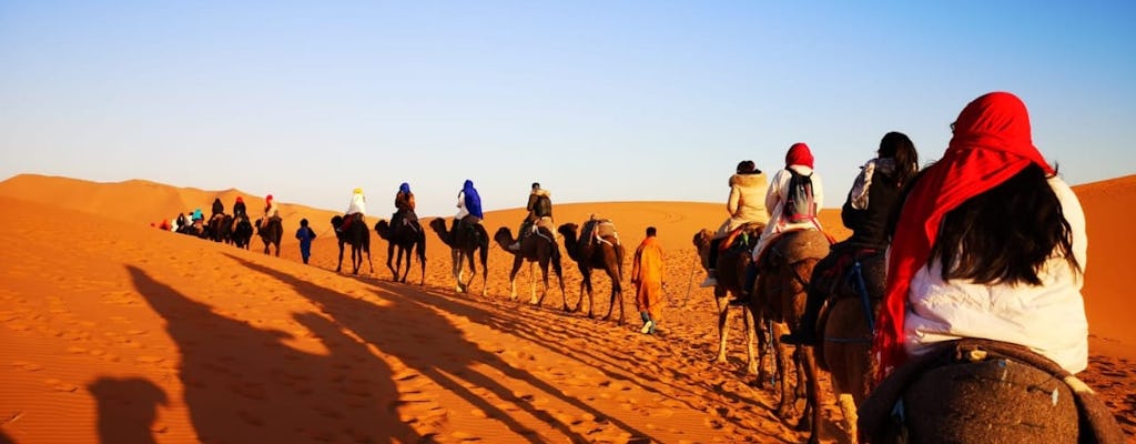 Excursão privada de 3 dias no deserto de Marrakech a Fes