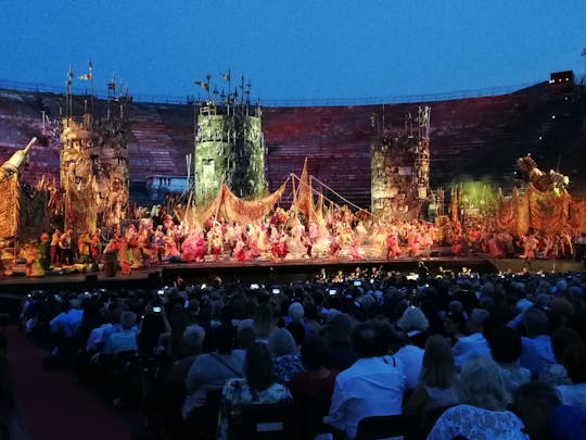 Verona Opera tickets with transfer from Lake Garda