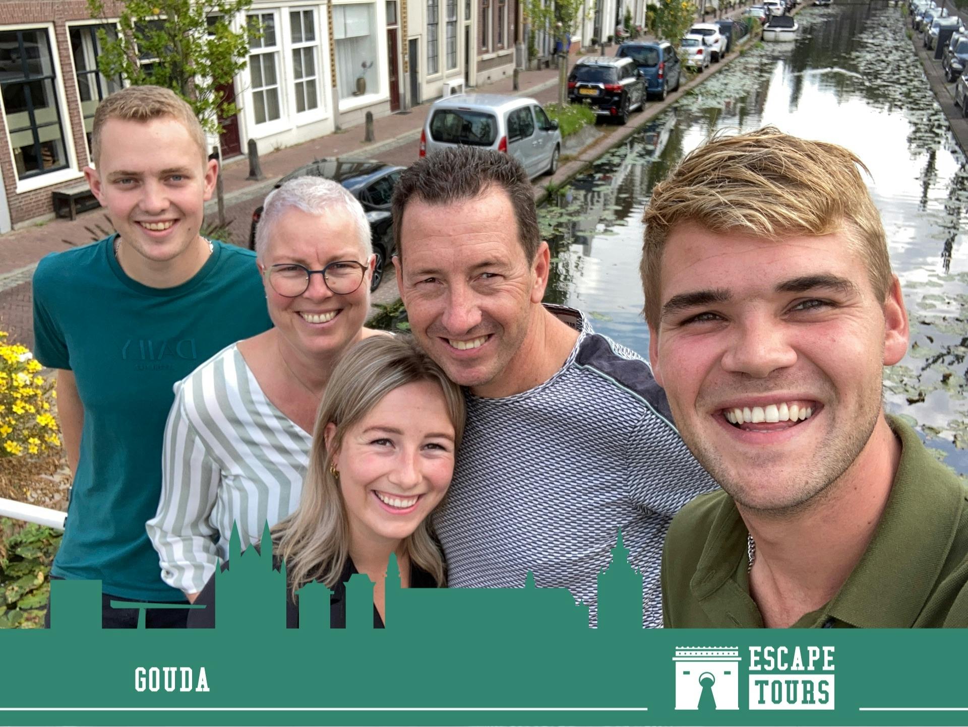 Escape Tour z przewodnikiem, interaktywne wyzwanie miejskie w Gouda