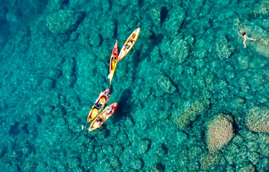 Kayaking and snorkeling excursion in Costa Brava from Barcelona