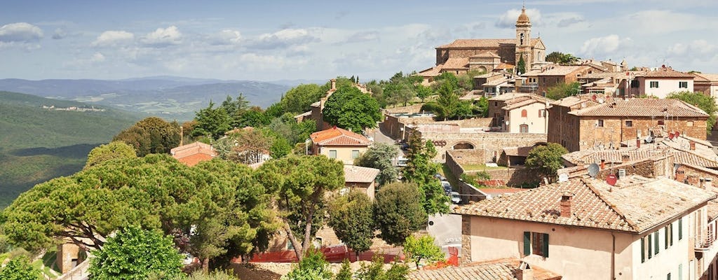 Führung durch Montalcino und Bagno Vignoni mit Mittagessen