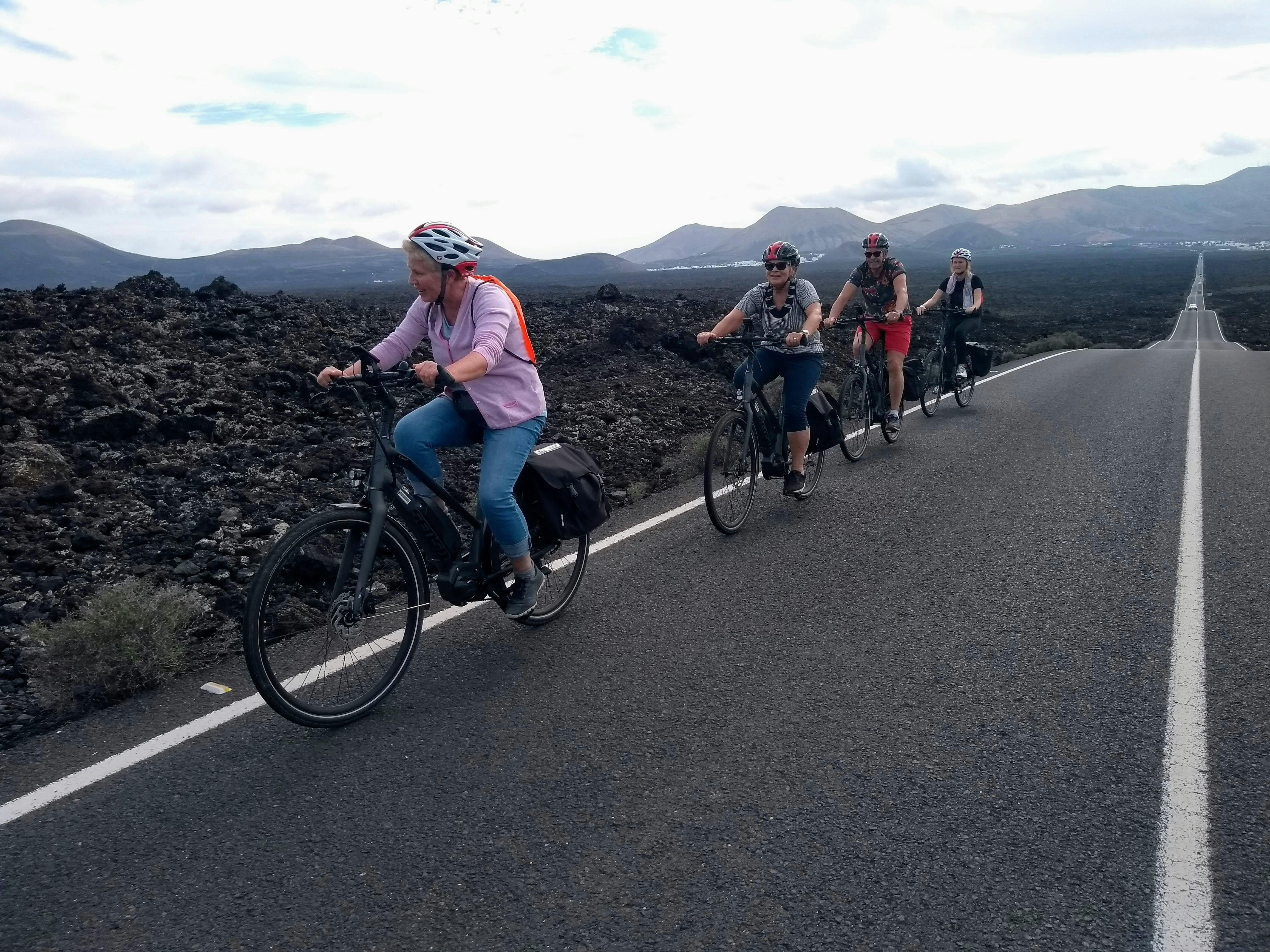 Rundtur på landevejscykel i det nordlige Lanzarote