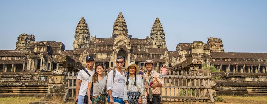Tour privado de 3 días a los templos de Angkor, Banteay Srei y el pueblo flotante