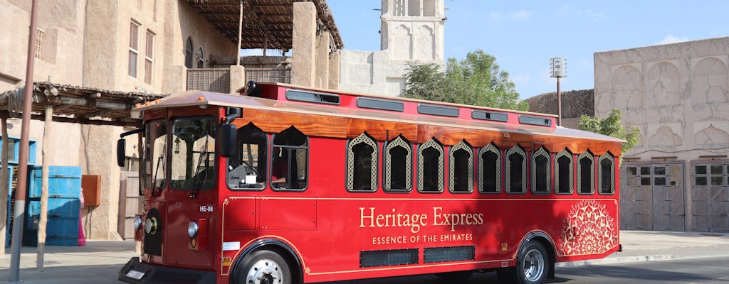 Traditional trolley tour of Dubai