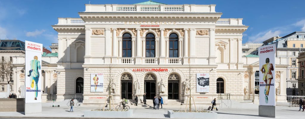 Entrada al museo ALBERTINA modern de Viena