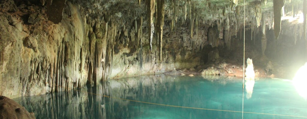 Excursión privada de día completo a pueblos mayas, cenotes y granja de abejas