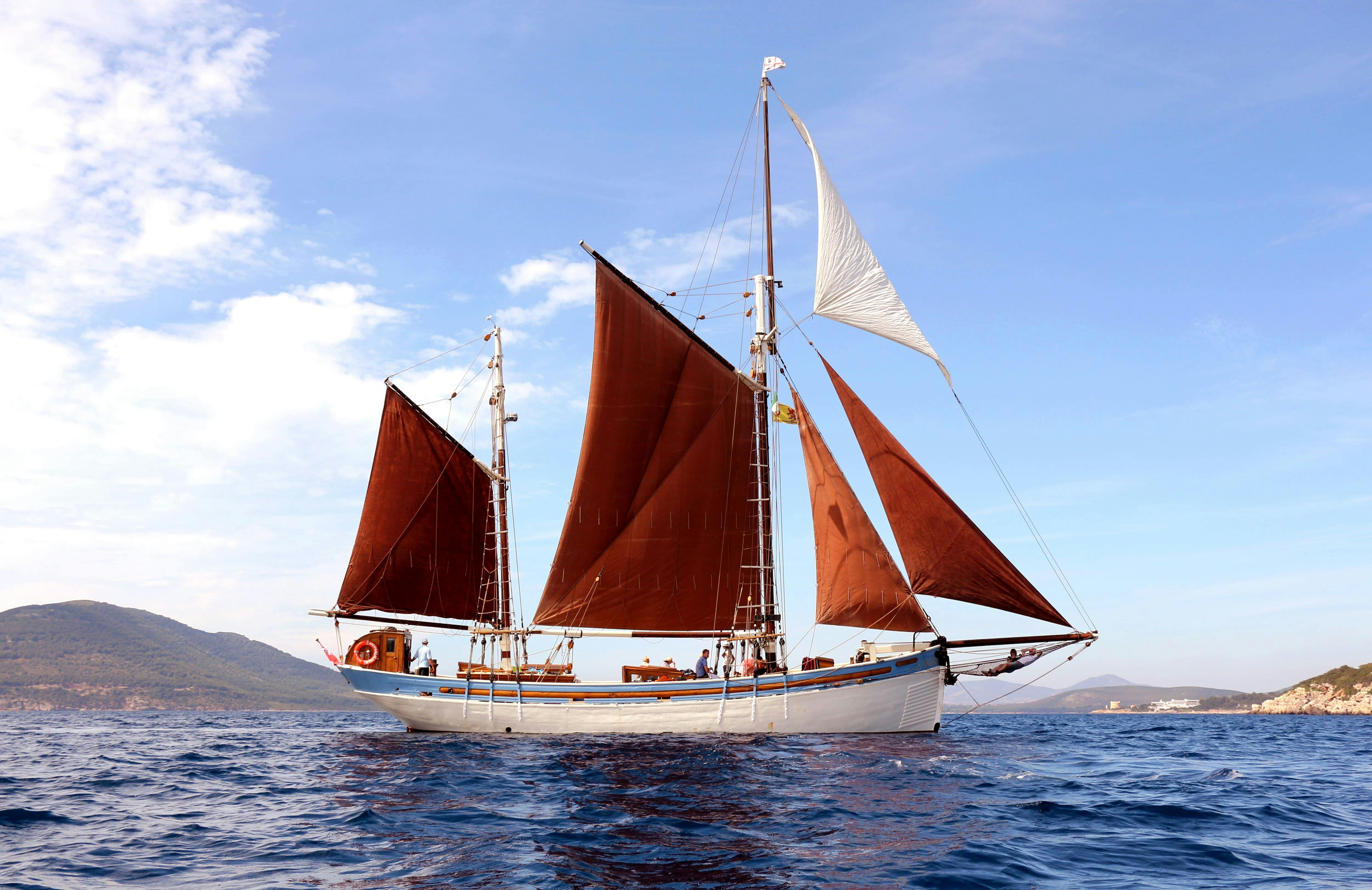 Andrea Jensen Sailing Boat Cruise to Capo Caccia