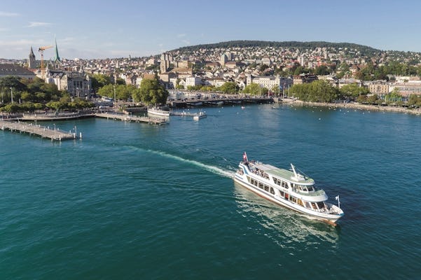 Begeleide bustour door Zürich met rondvaart over het meer