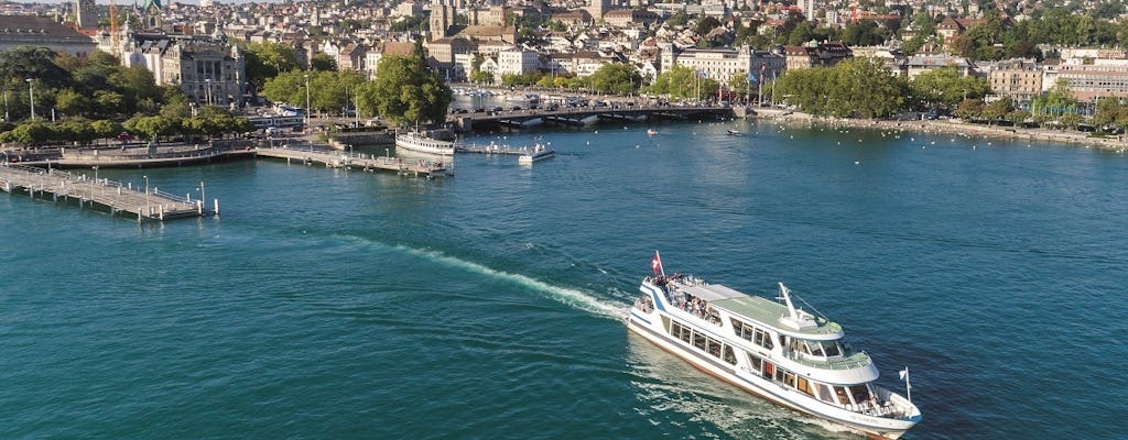 Zurich guided bus tour with lake cruise