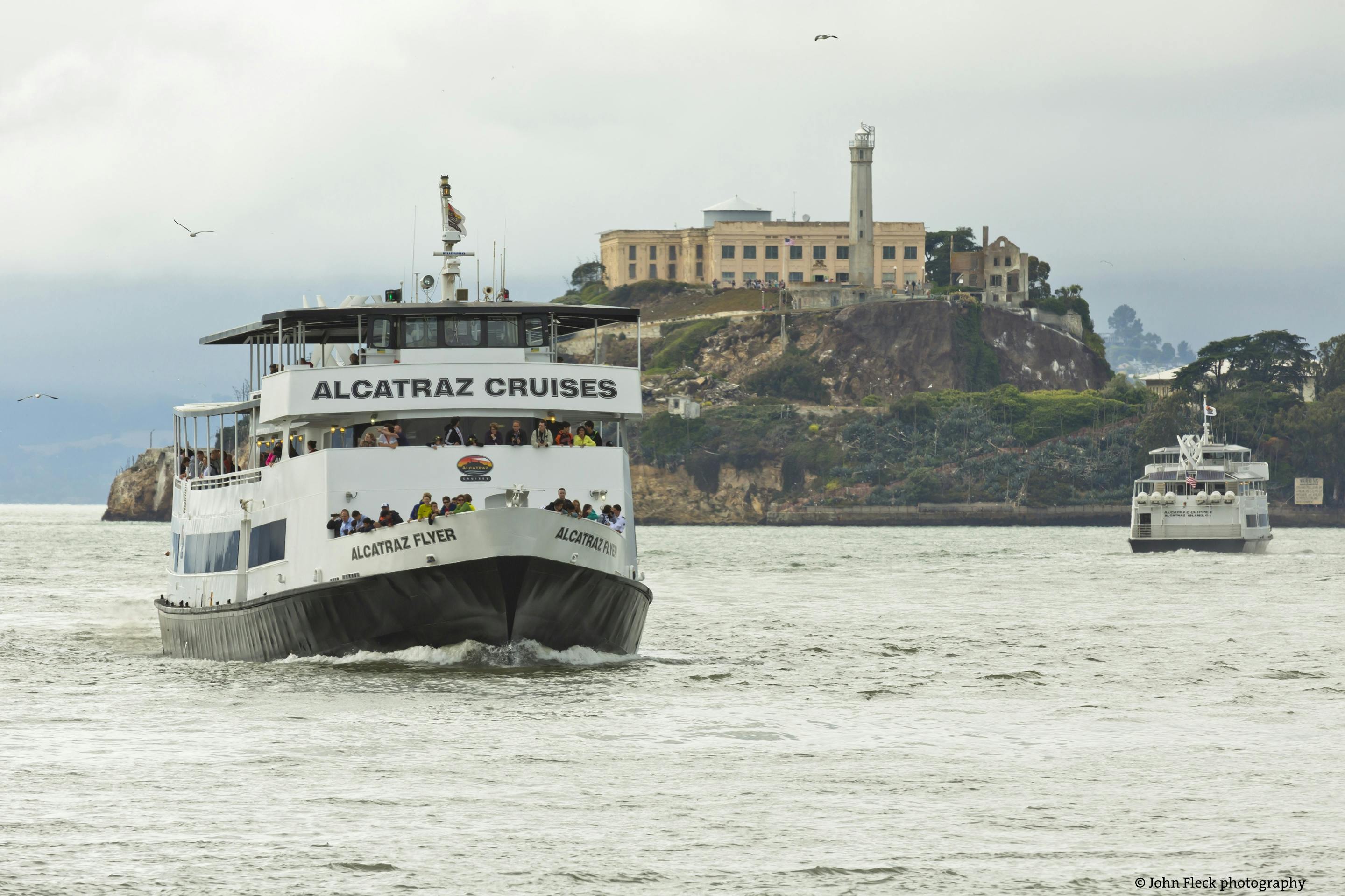 Alcatraz und Golden Gate Bridge geführte Fahrradtour