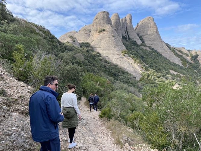 Montserrat Abbey tour and hiking experience from Barcelona