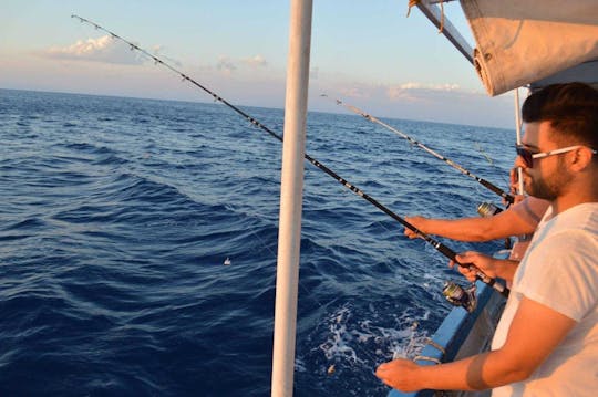 Fishing experience in Athens riviera with private speedboat