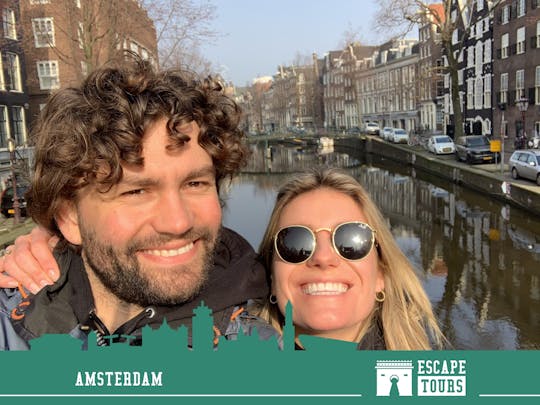 Escape Tour autoguidato, sfida interattiva della città ad Amsterdam