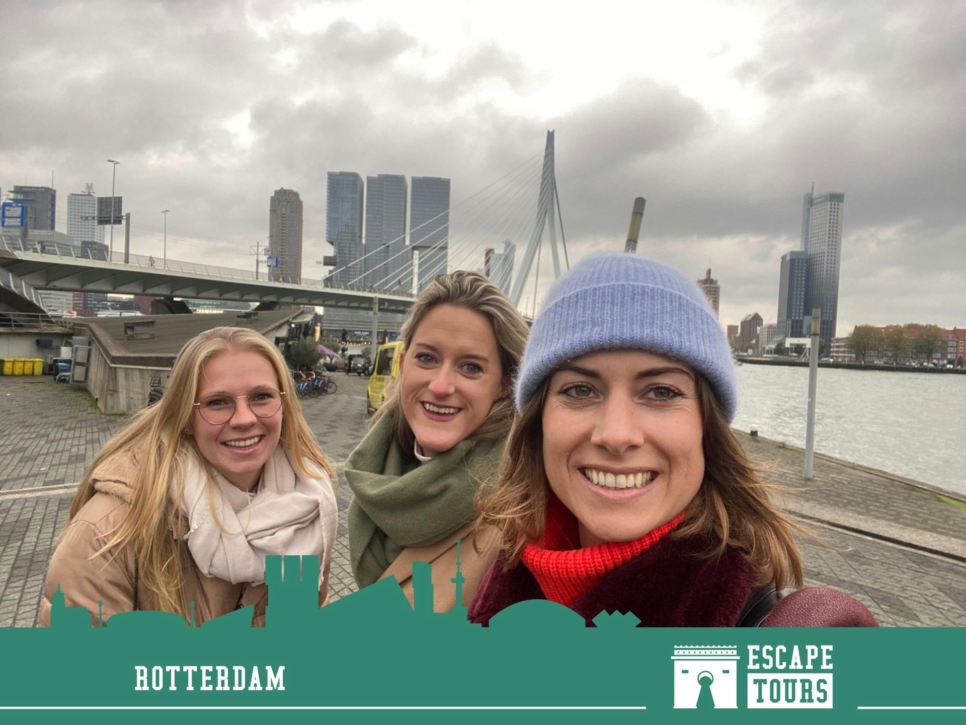 Escape Tour z przewodnikiem, interaktywne wyzwanie miejskie w Rotterdamie