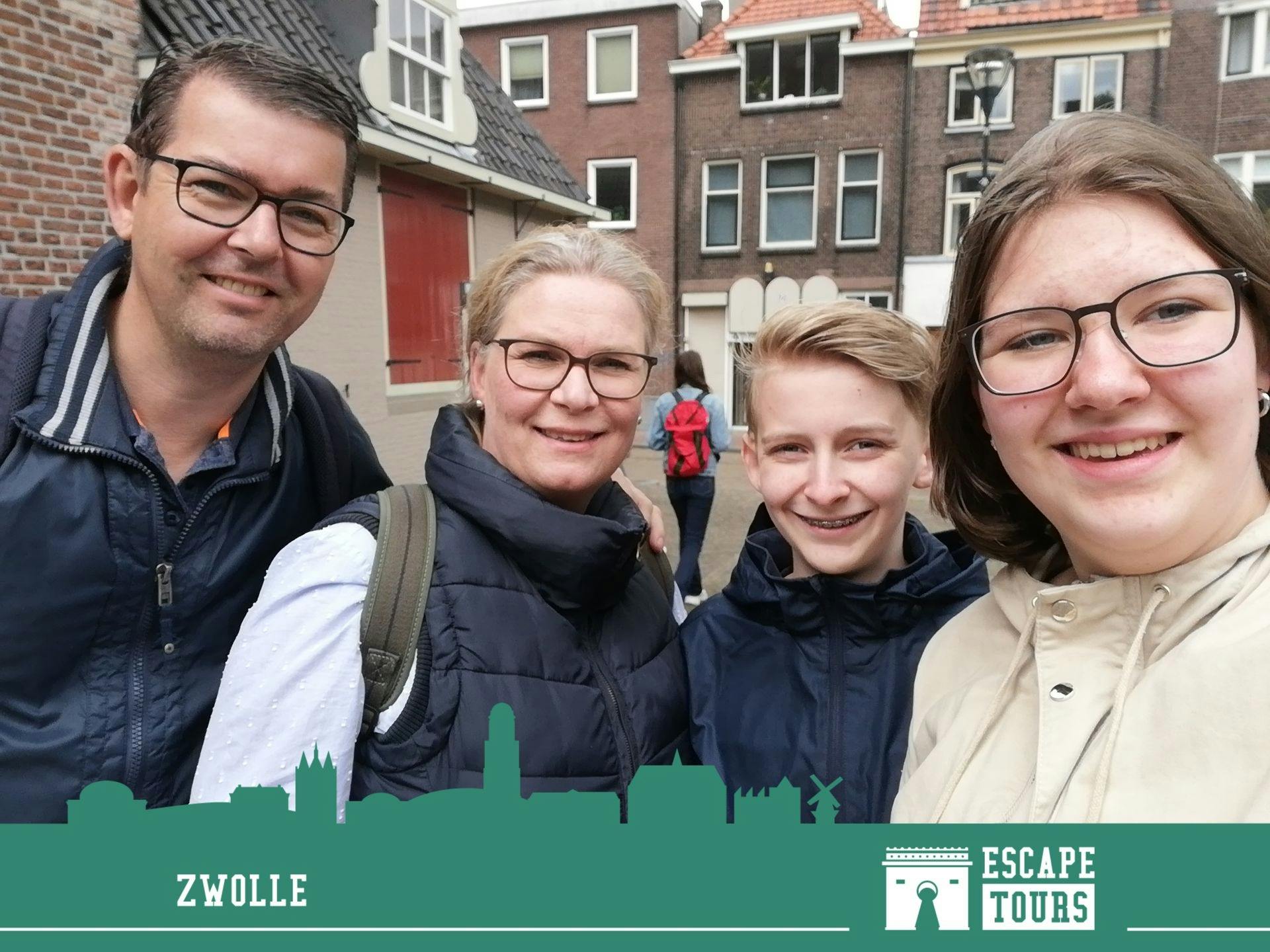 Escape Tour z przewodnikiem, interaktywne wyzwanie miejskie w Zwolle