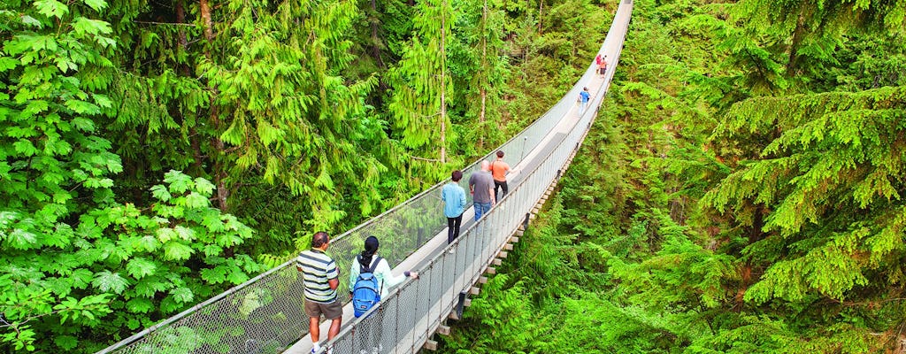 Wycieczka do Vancouver z punktem widokowym i mostem wiszącym Capilano