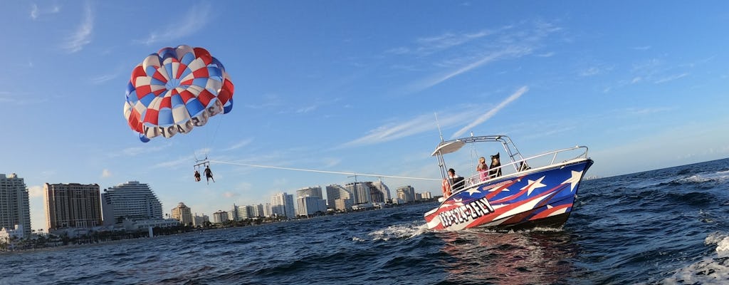 Parasailing experience in Fort Lauderdale Beach