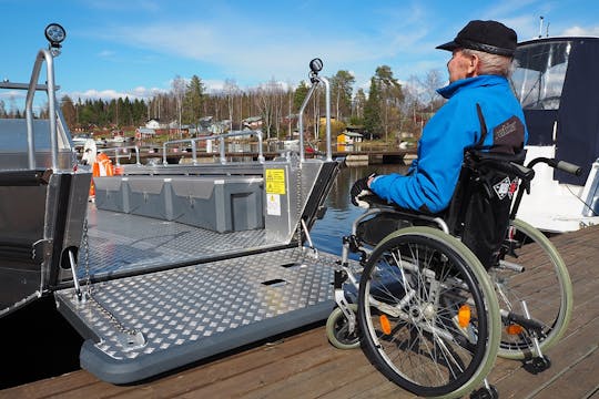 Viaje de pesca accesible al Parque Nacional Linnansaari