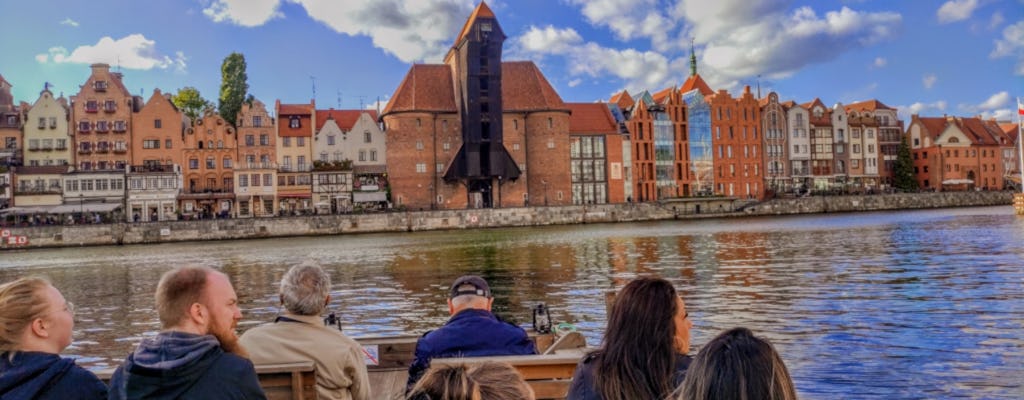 Danziger Stadtrundfahrt in einem historischen polnischen Boot