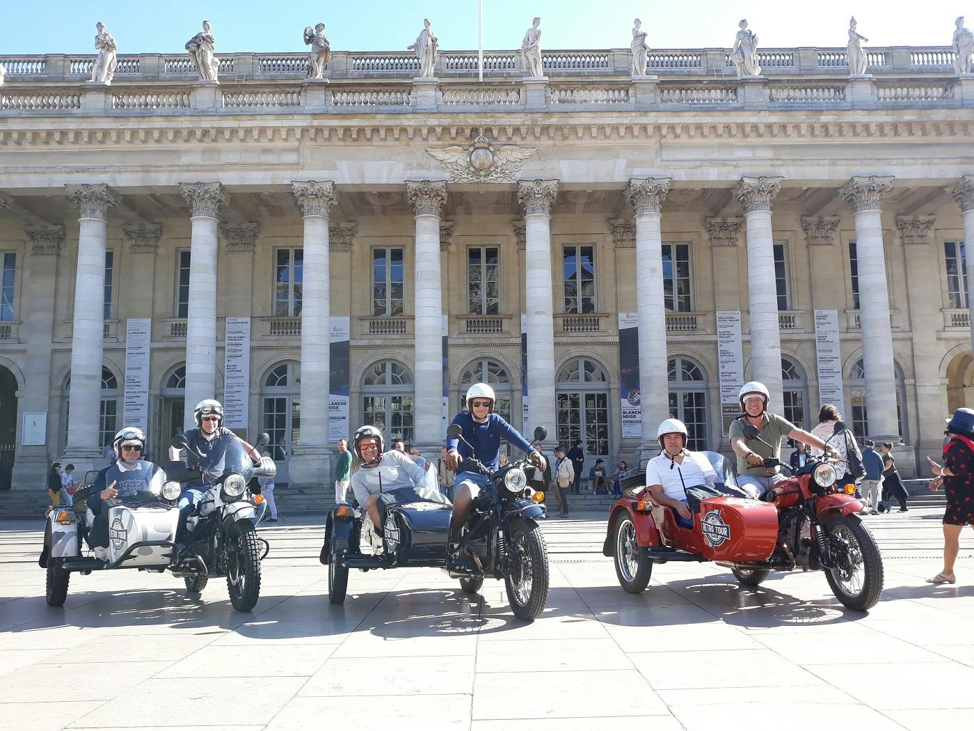 Classic sidecar tour in Bordeaux Musement