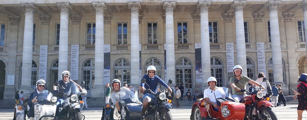 Classic sidecar tour in Bordeaux