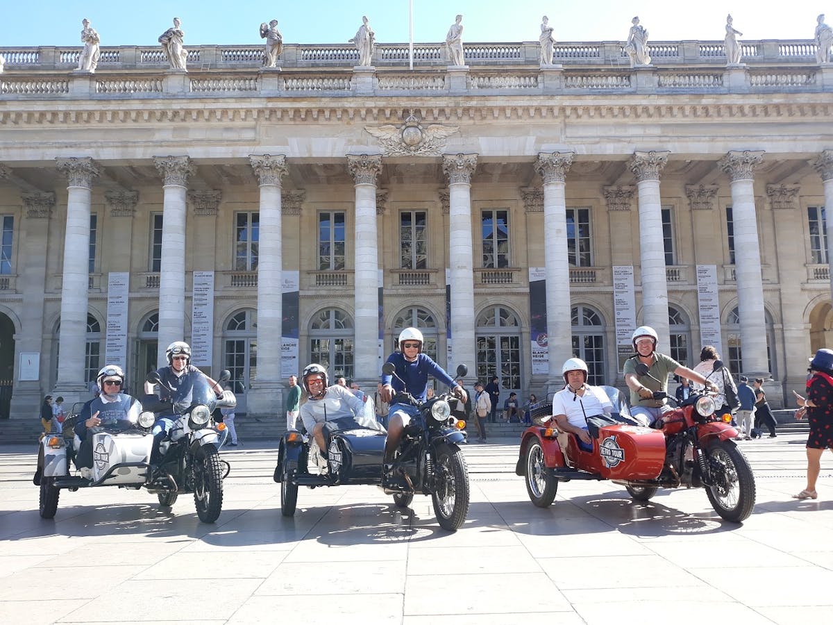 Klassieke zijspantour in Bordeaux