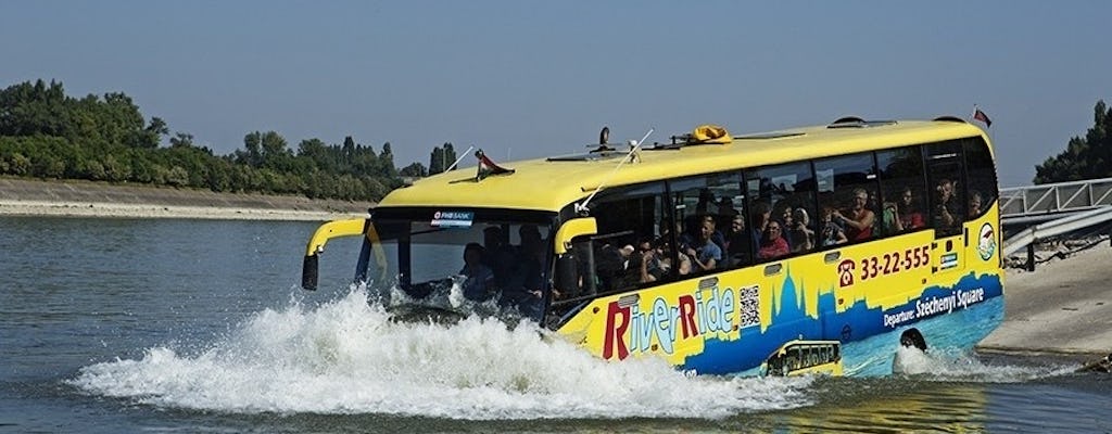 Autobús flotante RiverRide en Budapest