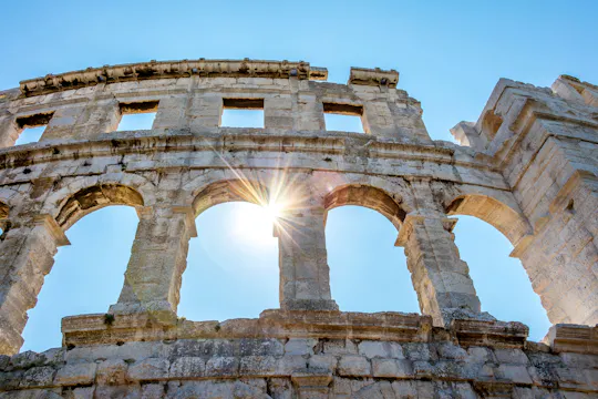 Antikes Istrien Tour ab Rovinj mit Pula und Mittagessen