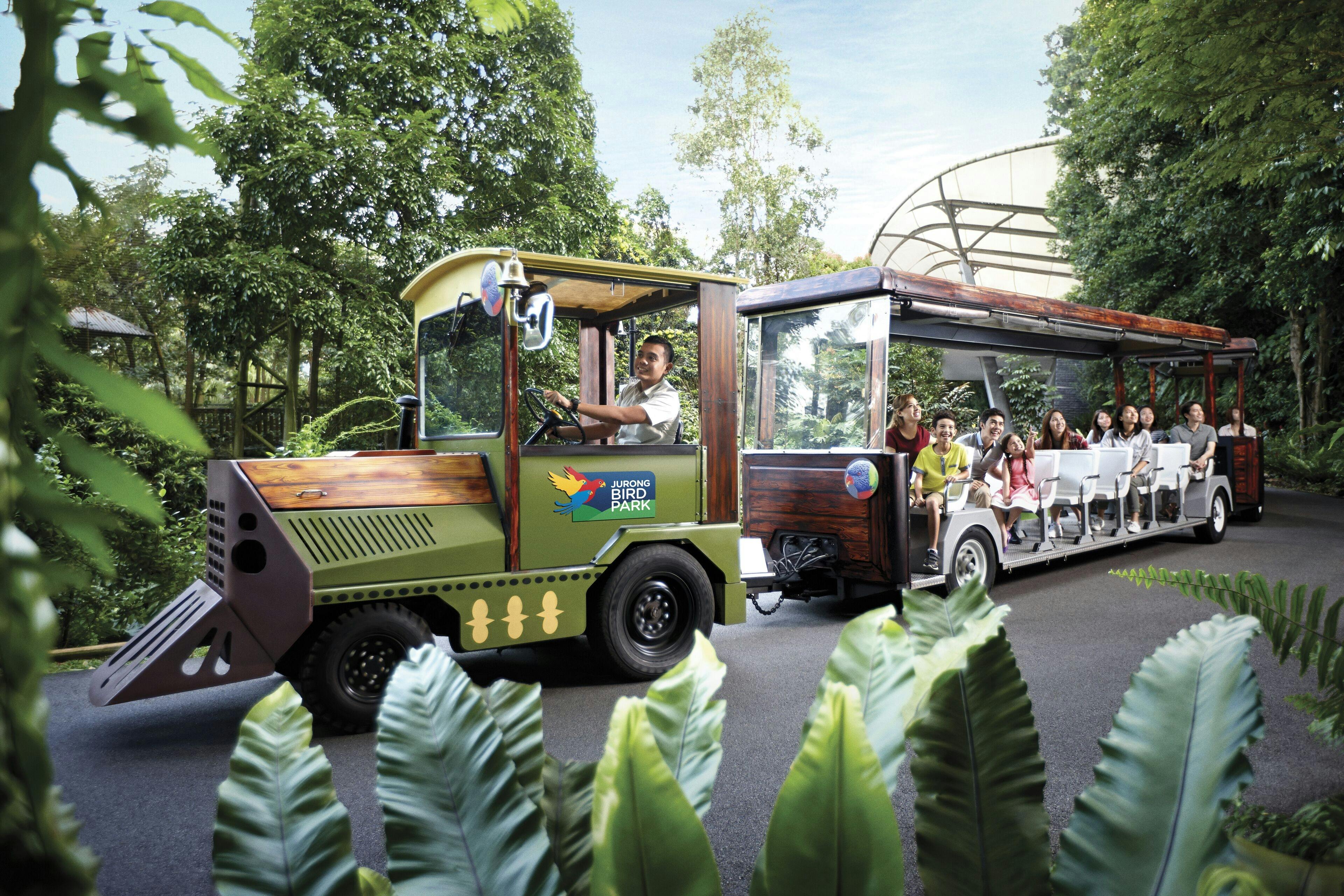 Boleto de entrada al zoológico de Singapur, incluido el tranvía.