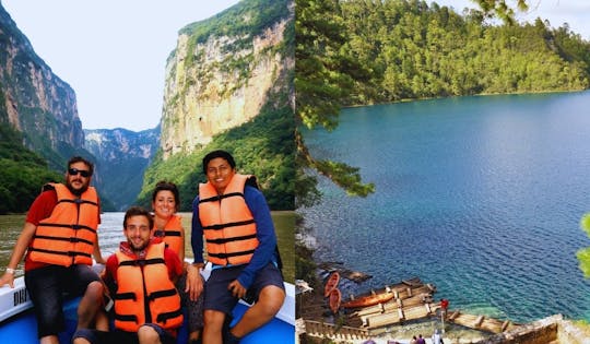 Sumidero Canyon, waterfalls of El Chiflon and Montebello Lakes 2 day tour from San Cristobal