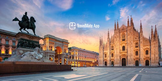 Audioguia de Milão com o aplicativo TravelMate