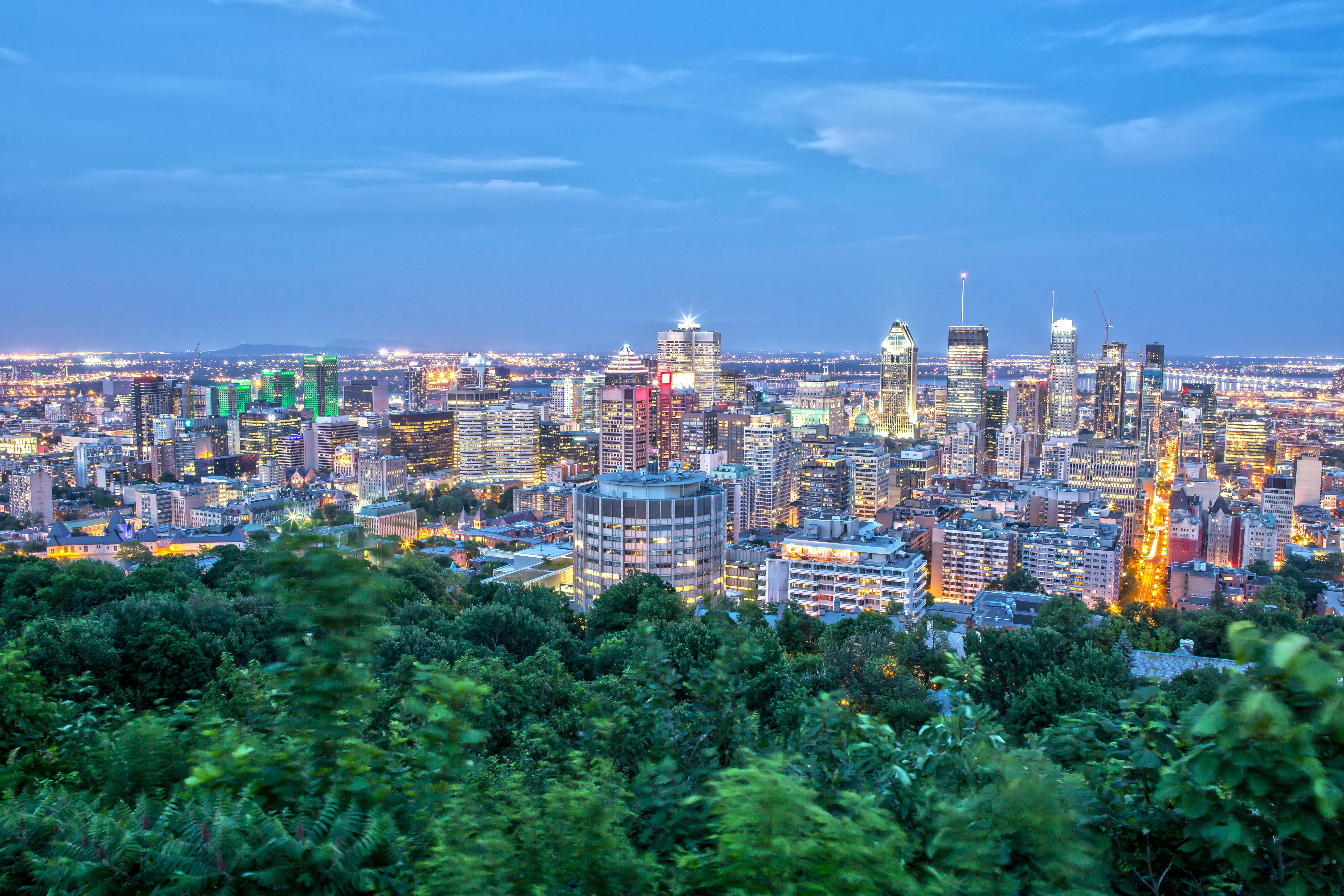 Tour notturno privato panoramico di Montreal