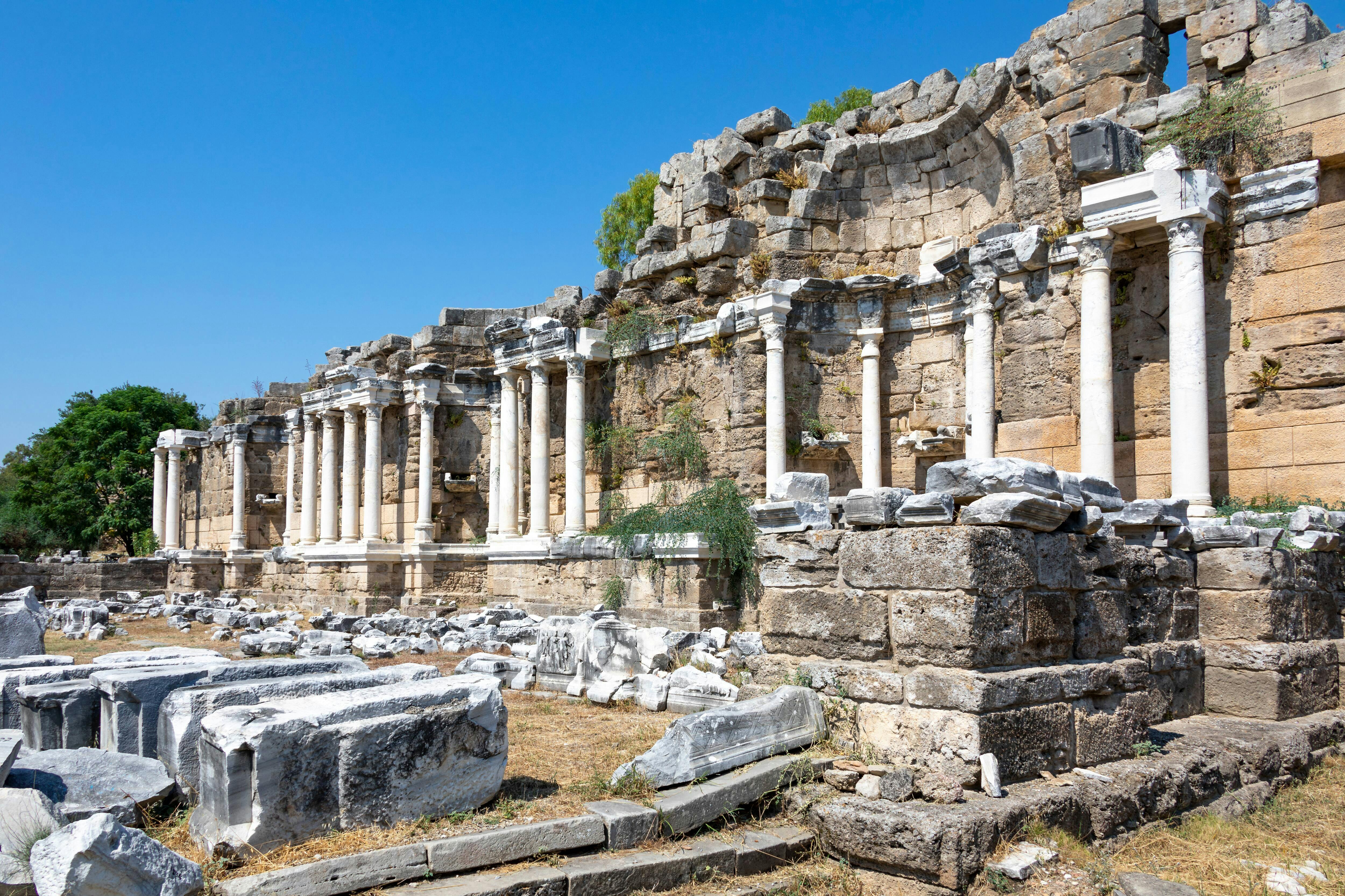 Side Ancient City Highlights Tour with Temple of Apollo