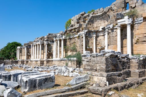 Side Ancient City Highlights Tour with Temple of Apollo