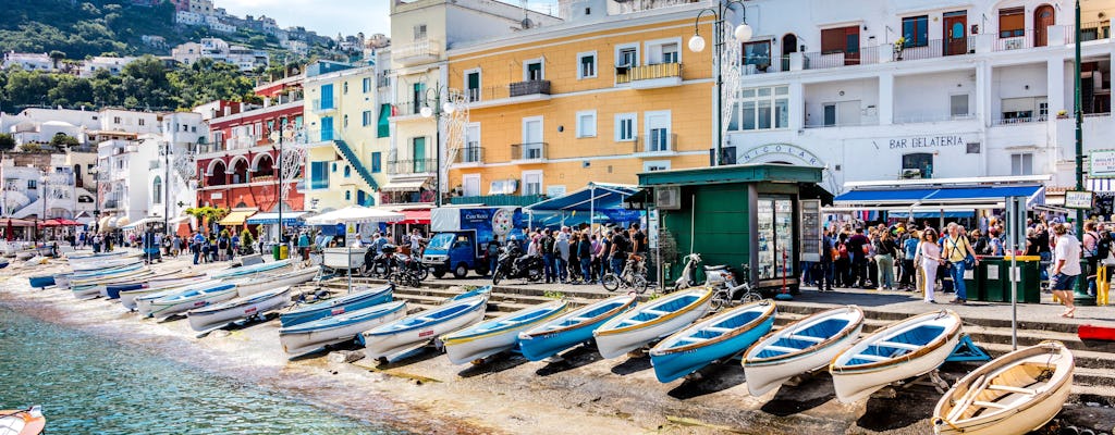 Crociera in barca sull'isola di Capri da Amalfi