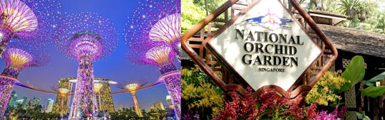 Gardens by the Bay and National Orchid Garden combo ticket