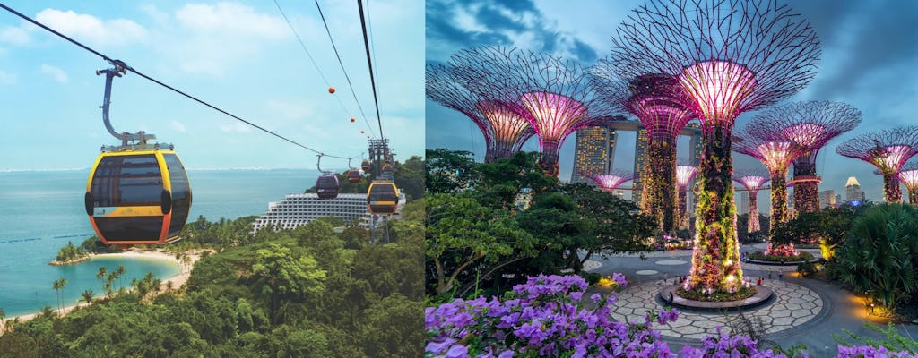 Cable car and Gardens by the Bay combo ticket in Singapore