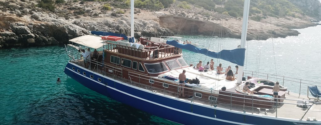 Experiencia de crucero de 3 días por la isla (Agistri-Moni-Aegina)