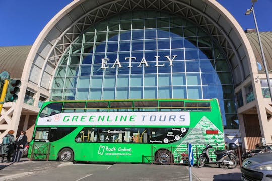 24-hour hop-on hop-off bus tour with stop at Eataly Rome
