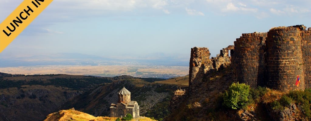 Armenian Alphabet monument, Amberd fortress and winery group tour