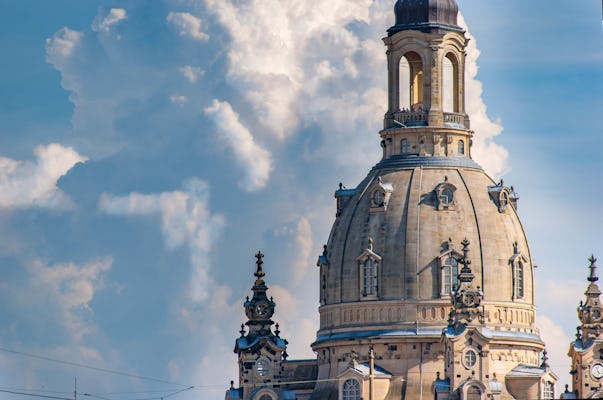 Guided tour of the Frauenkirche and its galleries in Dresden