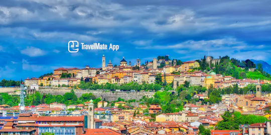 Guia áudio de Bérgamo com a aplicação TravelMate