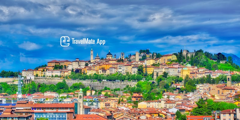Bergamo-Audioguide mit TravelMate-App