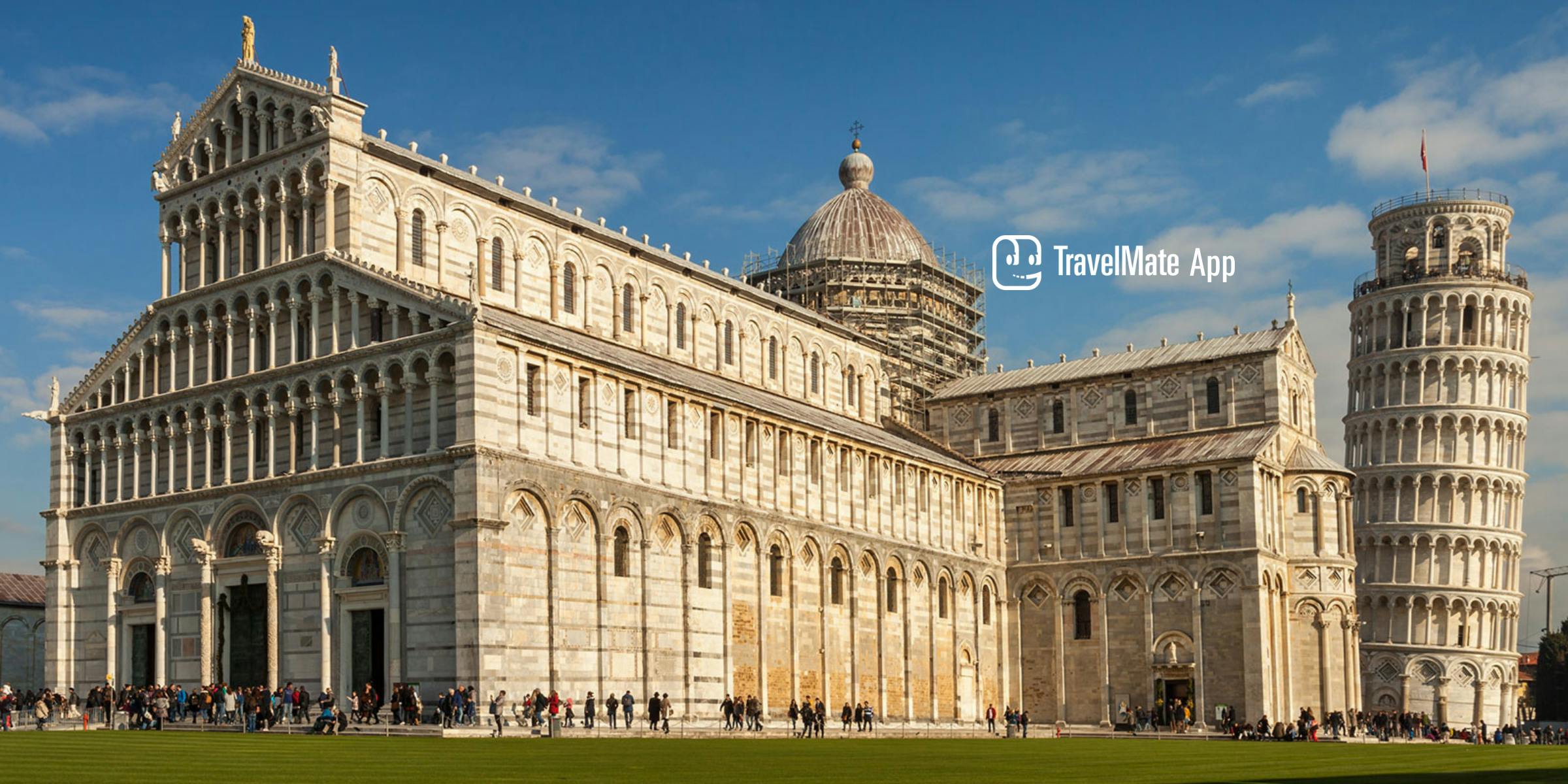 Pisa med audioguide på TravelMate-appen