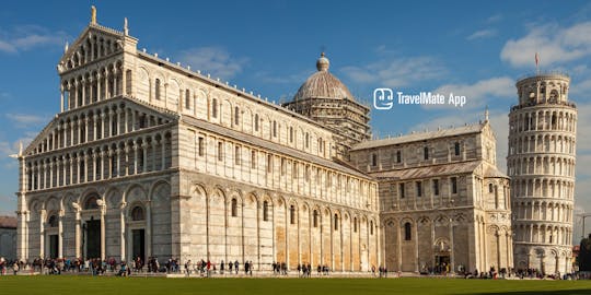 Audioguia de Pisa com o aplicativo TravelMate