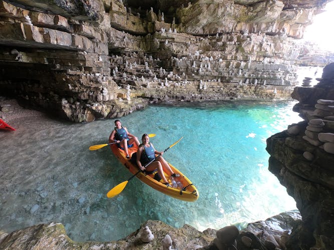 Kolombarica caves and Safari Bar kayak tour