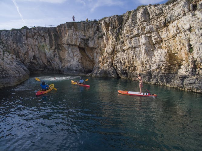 Cape Kamenjak and Kolombarica cave kayak tour